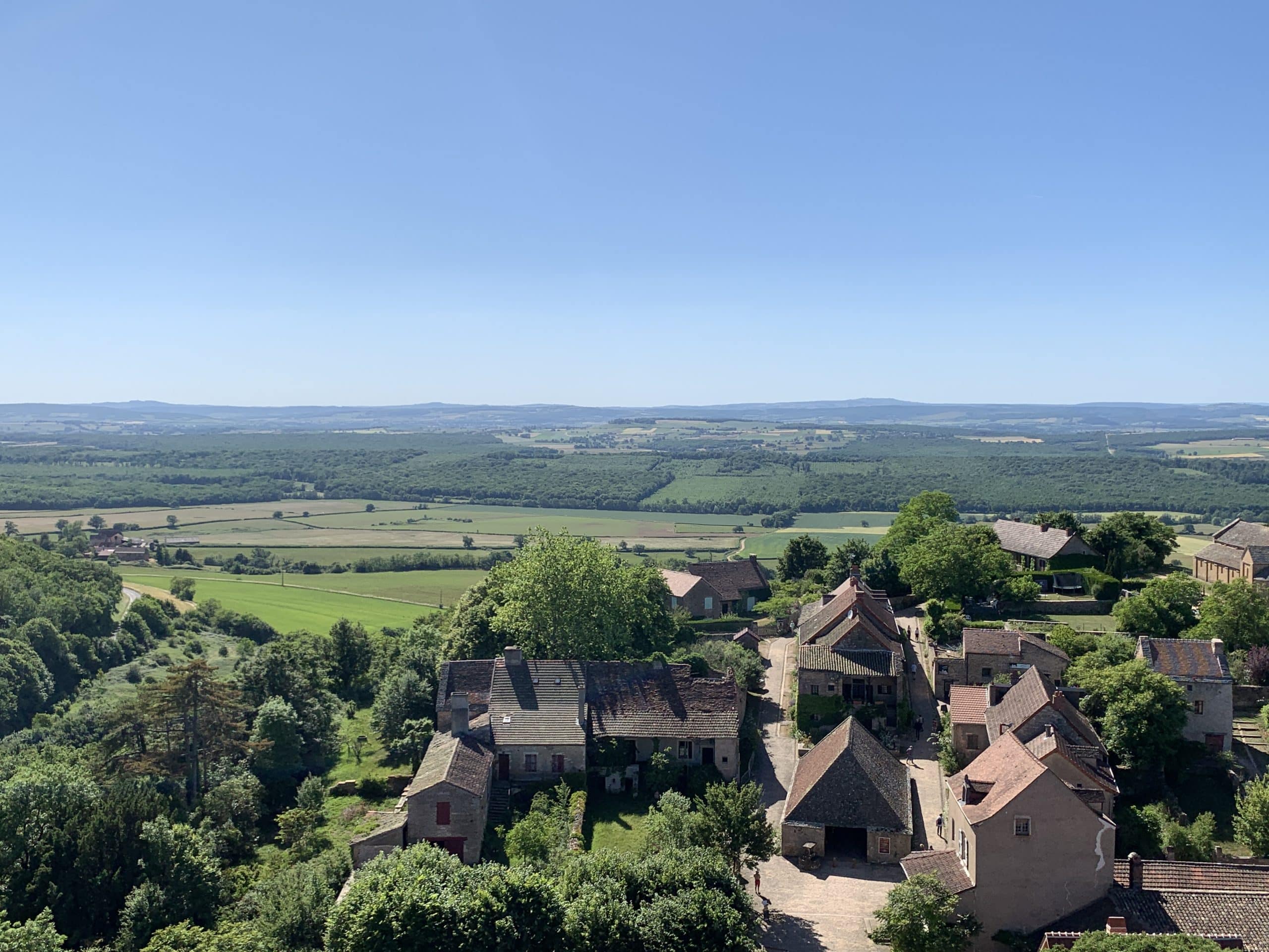 Vue panoramique sur la Bourgogne